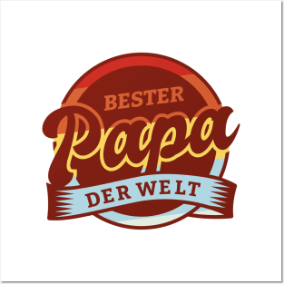 Bester Papa T Shirt P Posters and Art